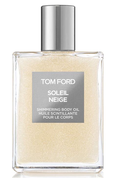 tom ford soleil neige shimmering body oil review|More.